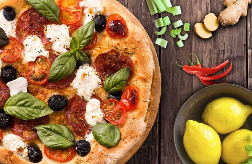 Pizza e Oli Aromatici