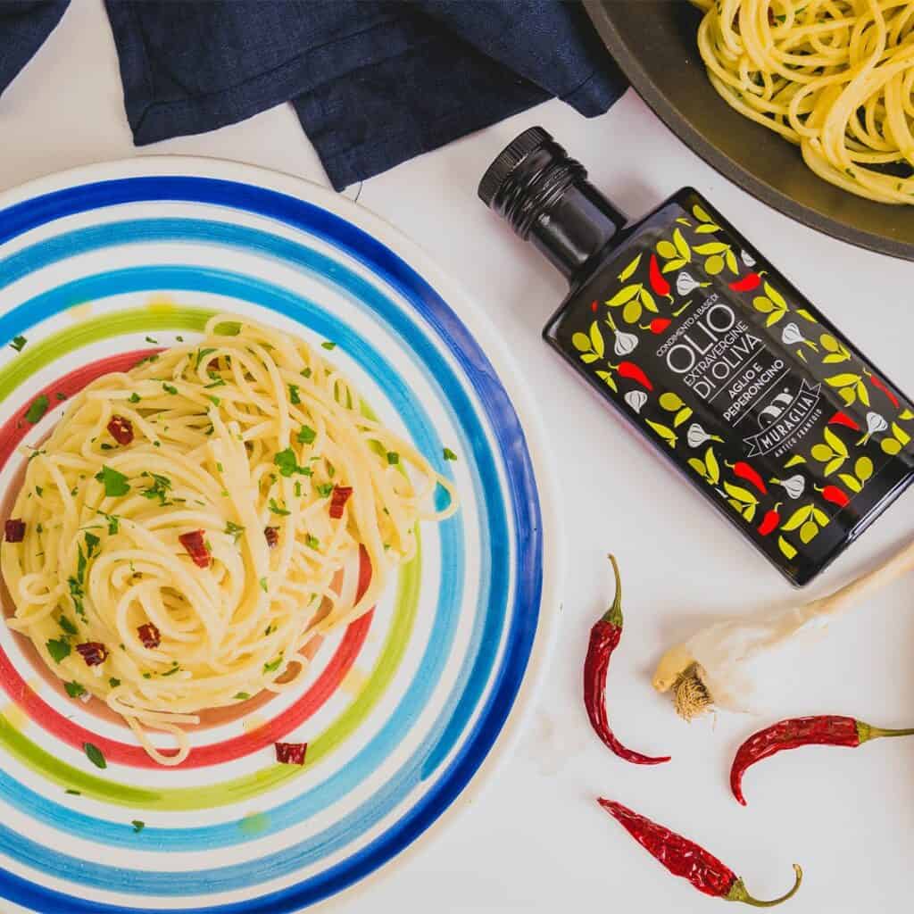 Spaghetti aglio, olio e peperoncino